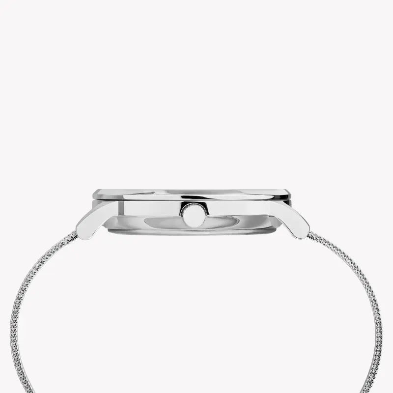 Timex Men's Silver Stainless Steel Watch, Black Dial | TW2R71500-1