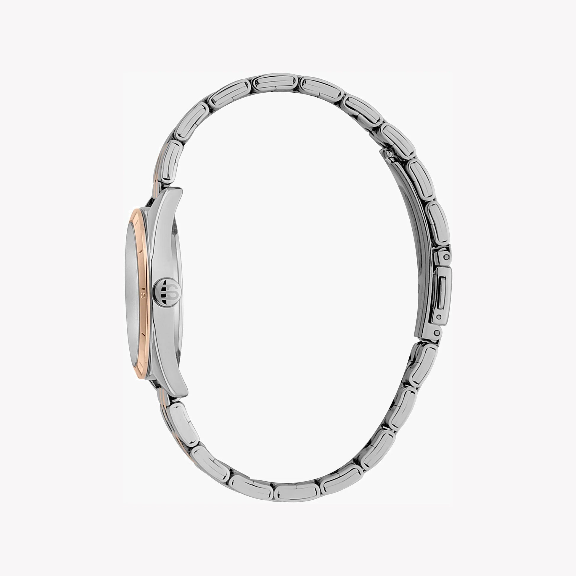 Esprit Women's Silver & Rose Gold Watch, Silver Dial | ES1L085M0065-1