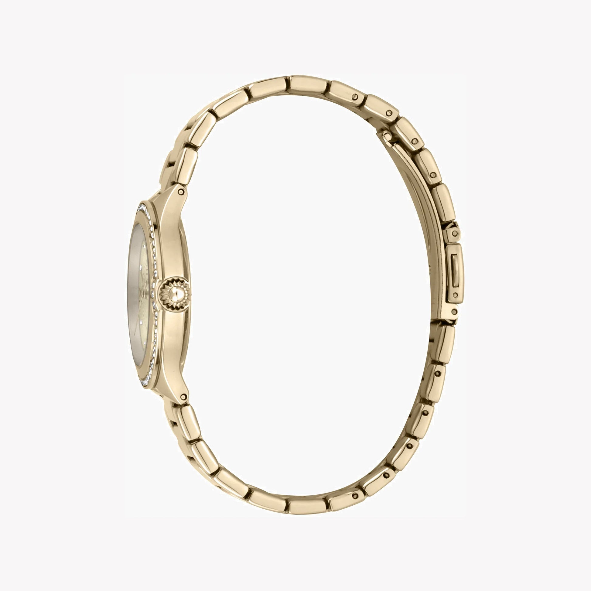 Esprit Women's Gold Stainless Steel Watch, Champagne Dial | ES1L202M0025-1